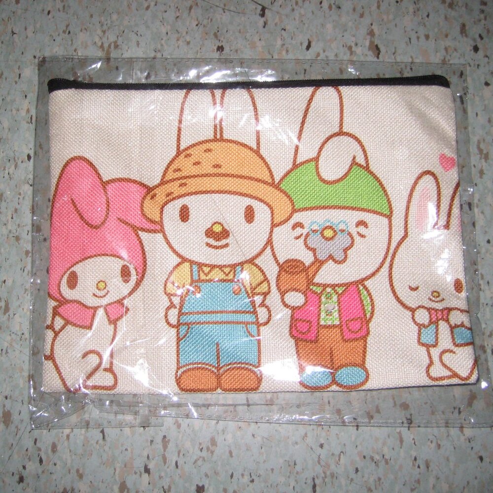 Sanrio My Melody Rythmn Rabbit Papa Grandpa Pouch Bag
